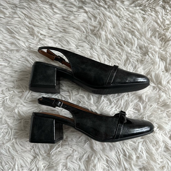 White Mountain Later Slingback Block Heel Pumps New In Box Size 7.5 - Picture 3 of 9